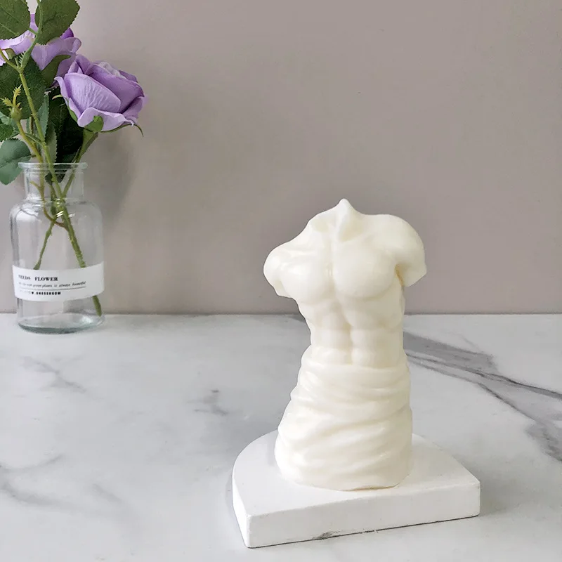 

3D Human Body Silicone Candle Mold DIY Male Body Crystal Epoxy Soap Resin Mold Gifts Crafts Home Decor Supplies