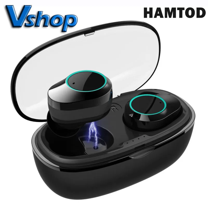 

Беспроводные наушники HAMTOD G05 IP6X водонепроницаемые сенсорные Bluetooth наушники с магнитной зарядной коробкой поддержка звонков и автоматики