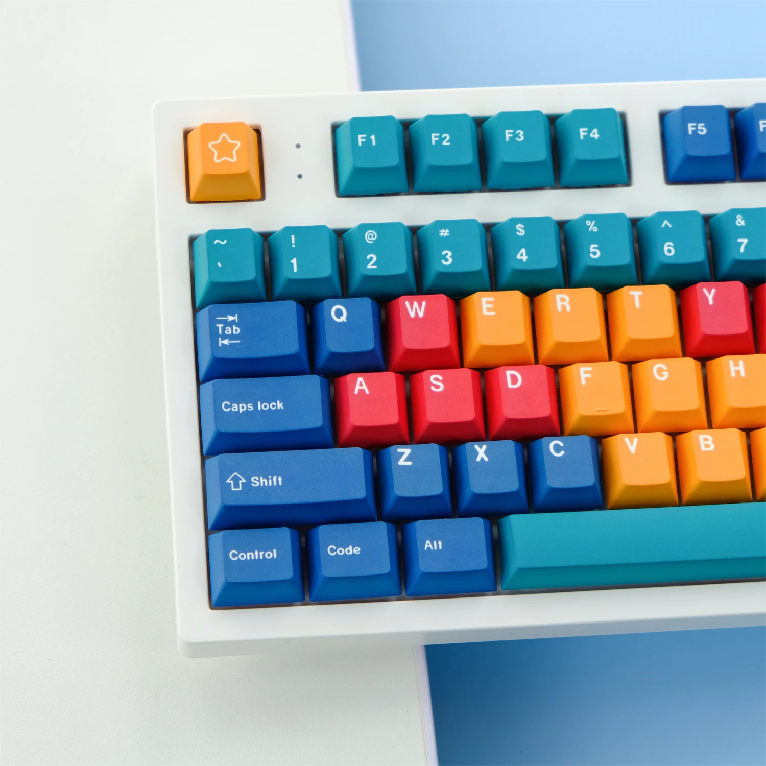 

ZHIY 129 Key Swatches Keycap PBT Cherry Profile DYE-SUB Color Personalized Mechanical Keyboard Keycap For Mx Switch 61 64 68 87