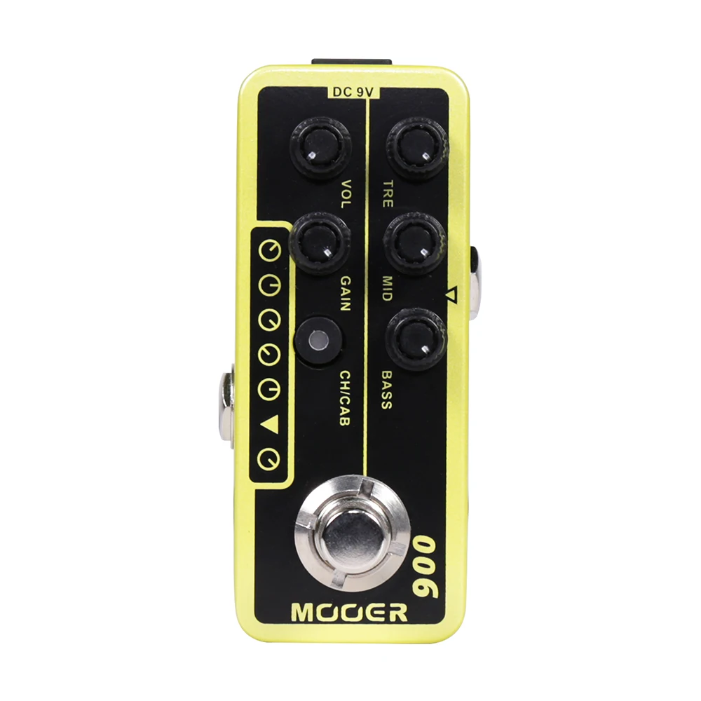 

MOOER 006 US Classic Deluxe Digital Preamp Guitar Effect Pedal American Blues Combo Preamplifier Pedal Guitar Parts Accessories