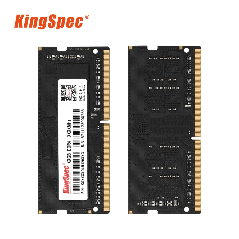 KingSpec Memoria Ram Ddr4 8GB 16GB 32GB RAM Memory Card Notebook 2666mhz 3200 mhz Memorias Rams DDR4 1.2V Laptop