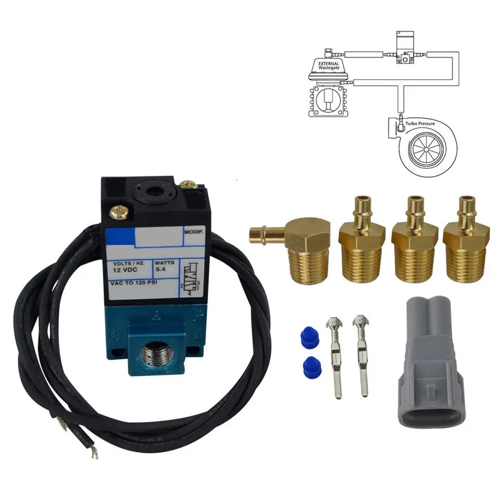 3-портовый электронный усилитель контроллера соленоида турбо автомобиля ECU 12 В