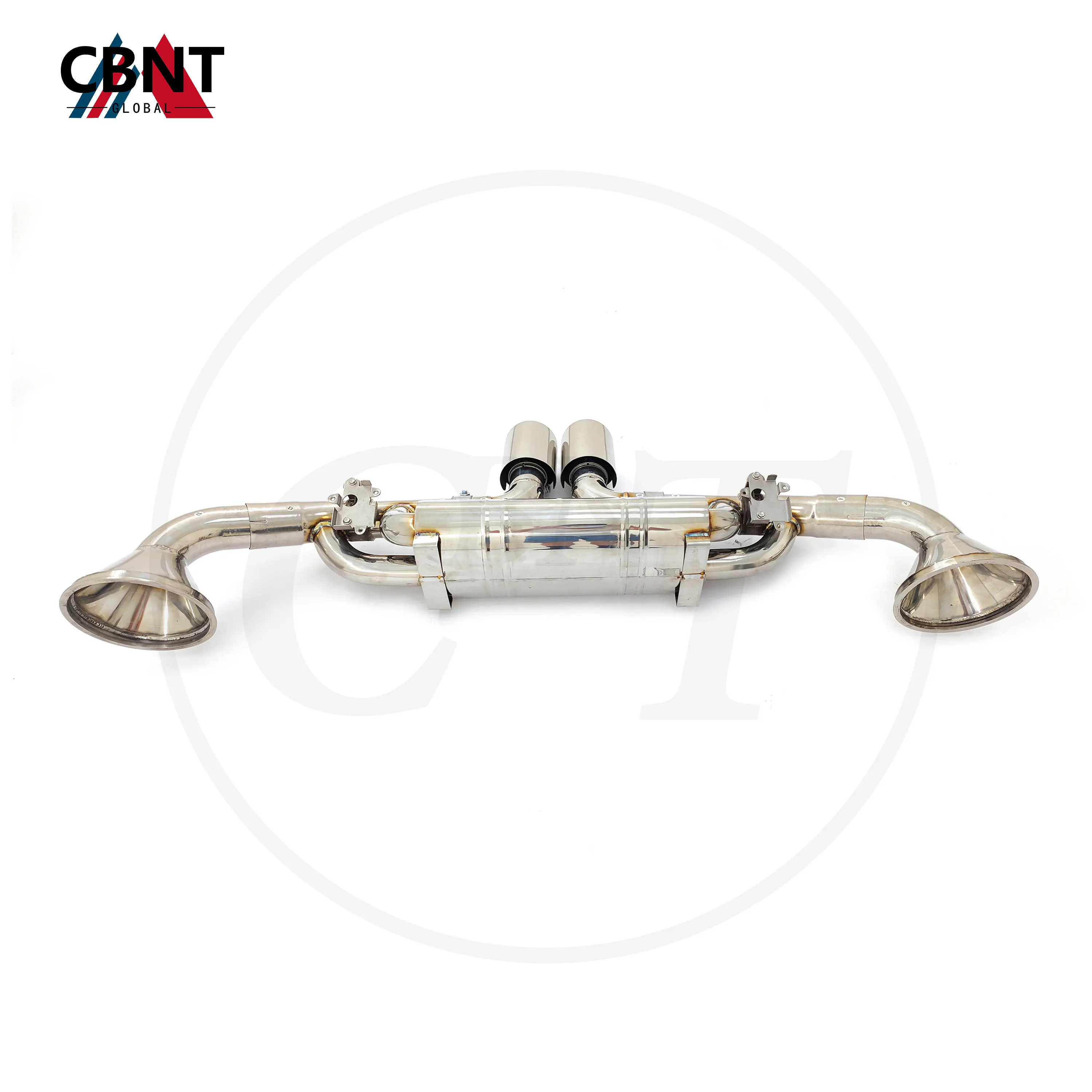 CBNT выхлопная система с клапаном на заднюю ось для Porsche 992 GT3 Высококачественная
