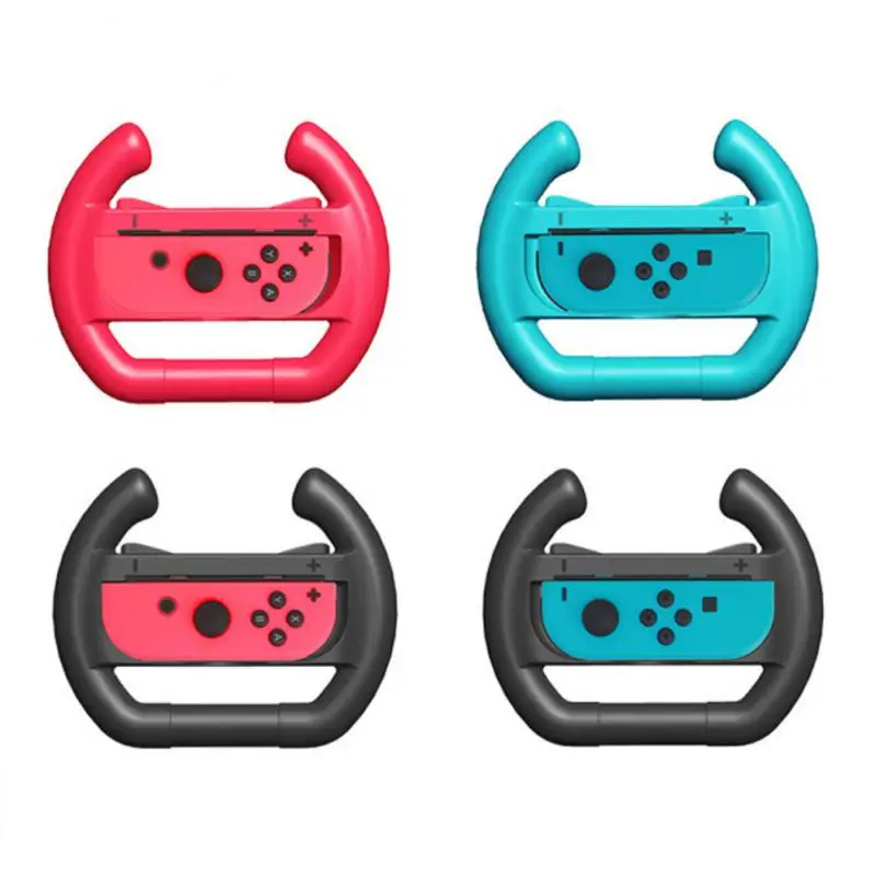 

2Pcs Left&Right Steering Wheel Controller Handle Holder Grip For Nintendo Switch