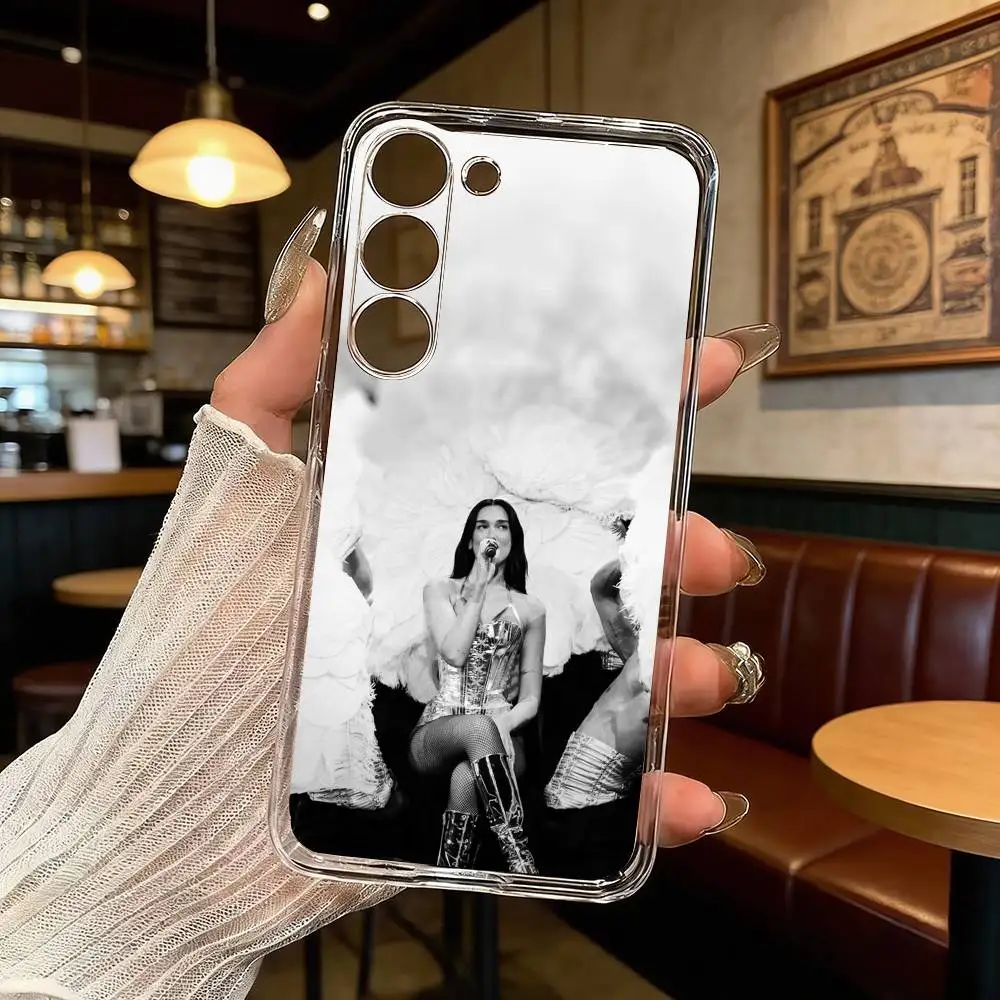 Фото Чехол для телефона D-Dua L-Lipas Singer для Samsung Galaxy A71, A70, A52, A51, A40, A30, прозрачный чехол №2