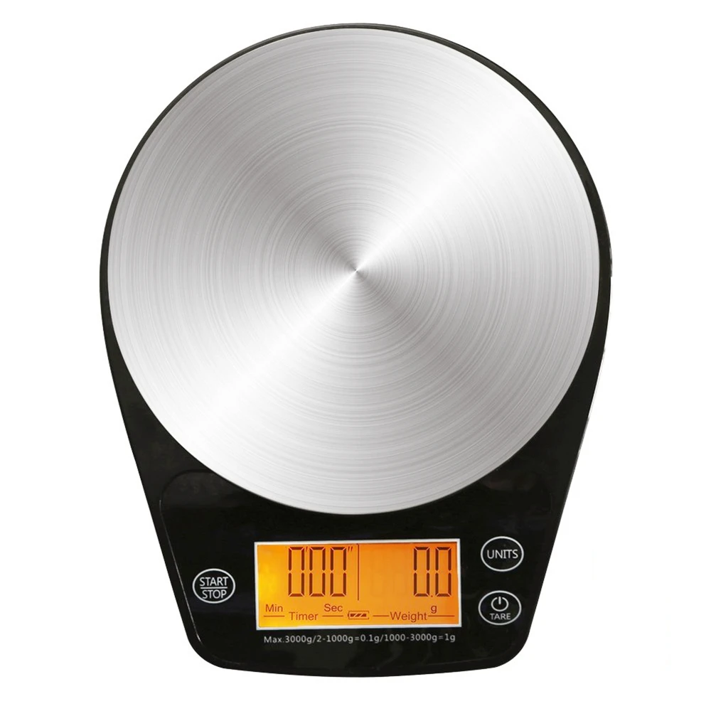 

6. Весы для кофе с таймером и ЖК-дисплеем, 6 фунтов/3 кг