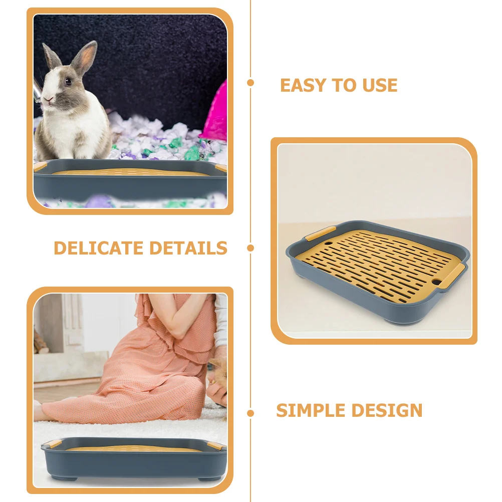 2 шт. туалет для домашних животных тренировочная сковорода морской свинки