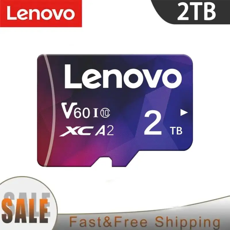 Карта памяти Lenovo EVO Plus Micro TF 128 ГБ 256 512 A2 V60 U3 130 Мб/с