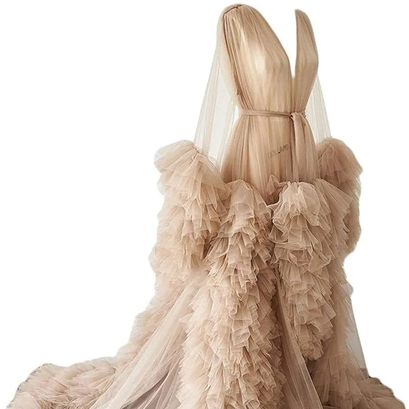 Женские платья для фотосессии беременных сексуальный длинный пушистый тюлевый