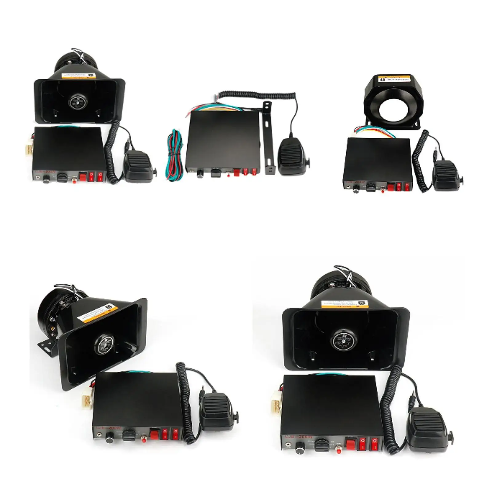 Универсальный комплект сигнализации для автомобиля с ручным микрофоном