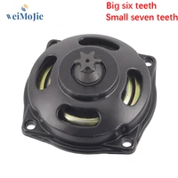 mini motorcycle engine front gear plate tooth sprocket for 47cc 49cc large six tooth small seven tooth chain gear plate