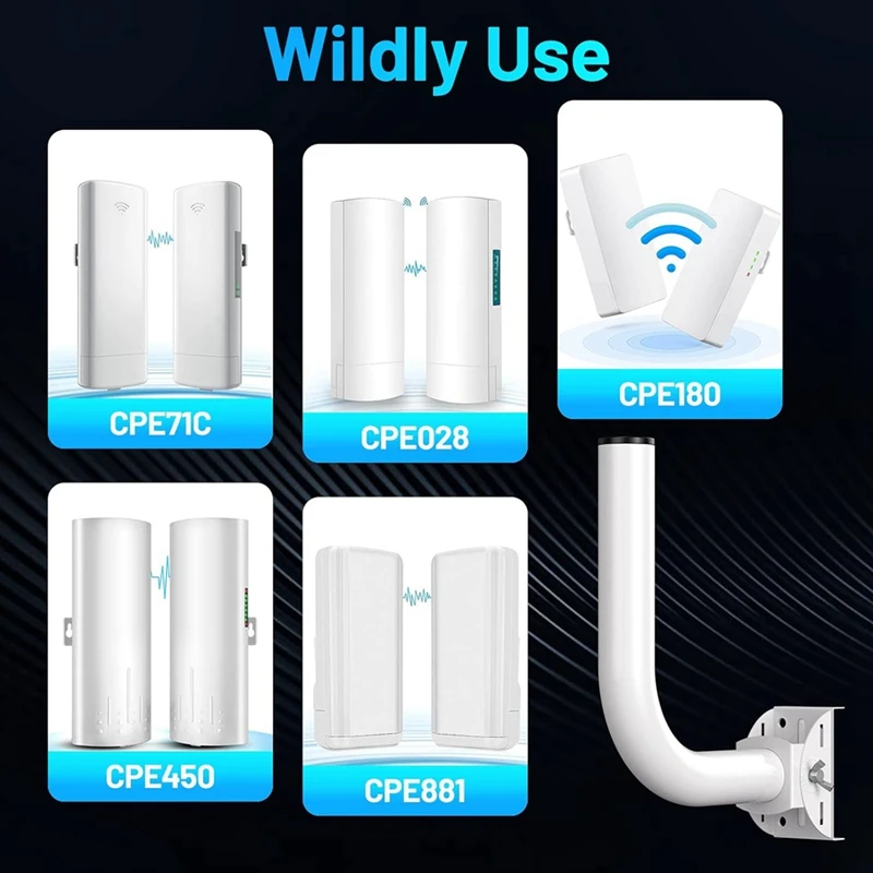 Универсальный кронштейн для беспроводного моста полюс и настенный наружной