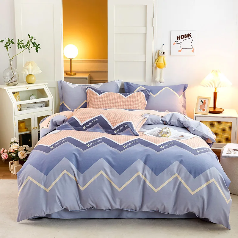 

Постельное белье из 2023 хлопка, четыре предмета, весна-осень