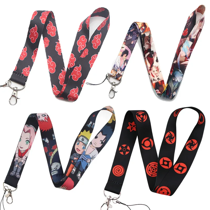 

Anime Red cloud Cartoon Key Lanyard ID Badge Holders Animal Phone Neck Straps with Keyring Phone Accessories D042