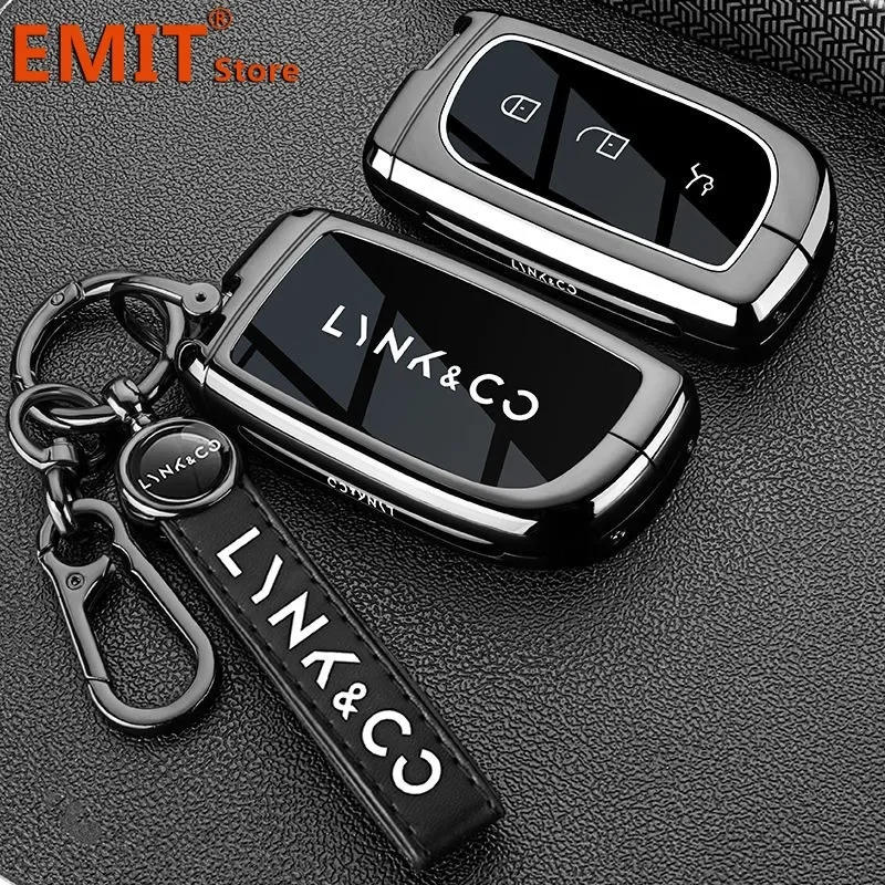 Чехол для автомобильного ключа из цинкового сплава LYNK &amp CO LYNKCO Z20 Z10 2024 защитный