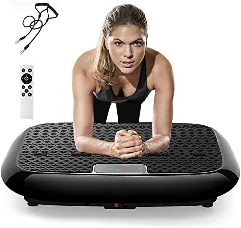 

Вибрационная пластина, тренажер для упражнений для всего тела с Bluetooth-динамиком, домашнее фитнес-оборудование для похудения