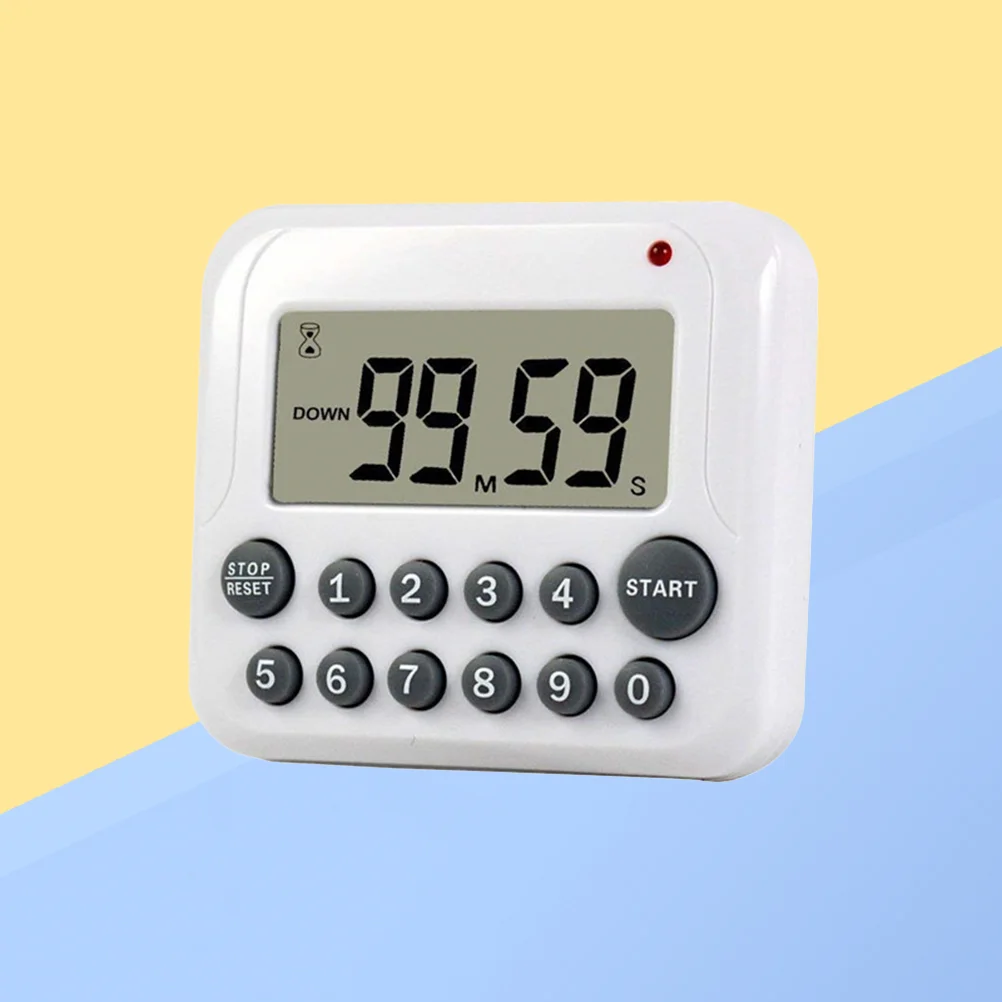 Полезный ЖК-экран цифровой кухонный таймер для приготовления пищи часы