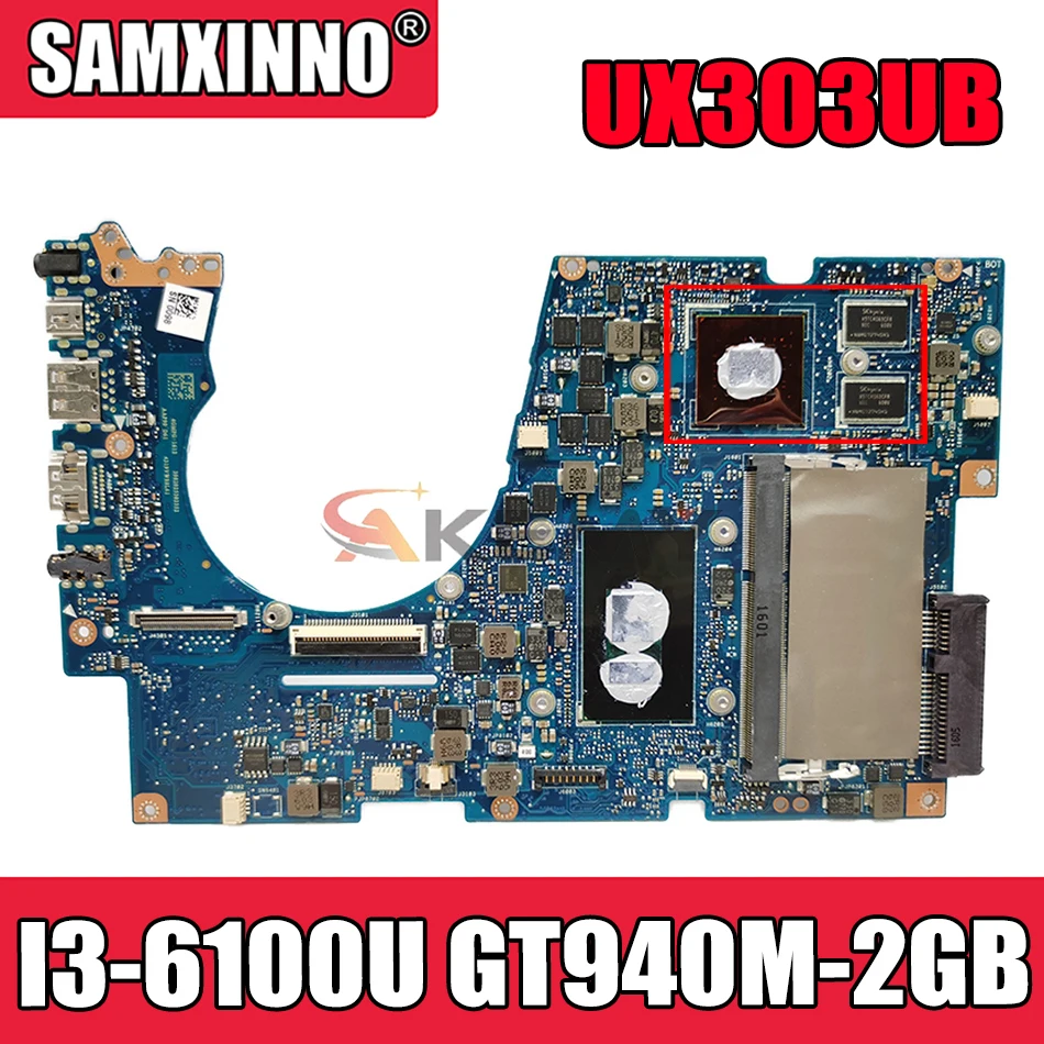 

Материнская плата Akemy UX303UB для ноутбука ASUS Zenbook UX303UB UX303U оригинальная материнская плата 4 ГБ-ОЗУ
