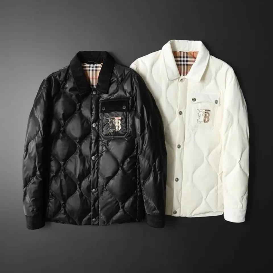 Men's Jacket Parkas Men's Winter Jackets Men's Cold Jacket High Fashion Cotton Clothes Embroidered Men's Slim and Warm Coat