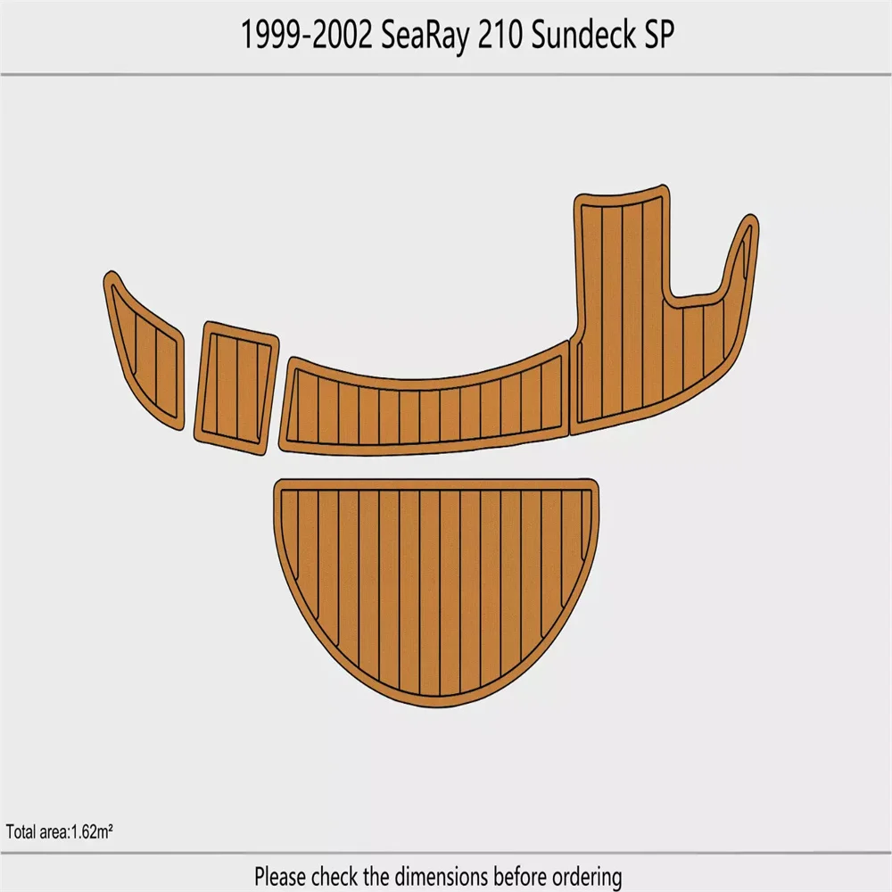 1999-2005 SeaRay 210 Sundeck плавательная платформа подушечки 1/4 &quot6 мм EVA искусственный тик