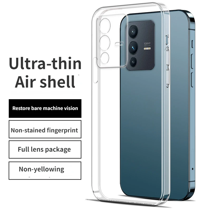 

Suitable for vivos12 phone case vivo s12 Pro protective case vivos12 silicone soft case 2 straight edge 5g protection case