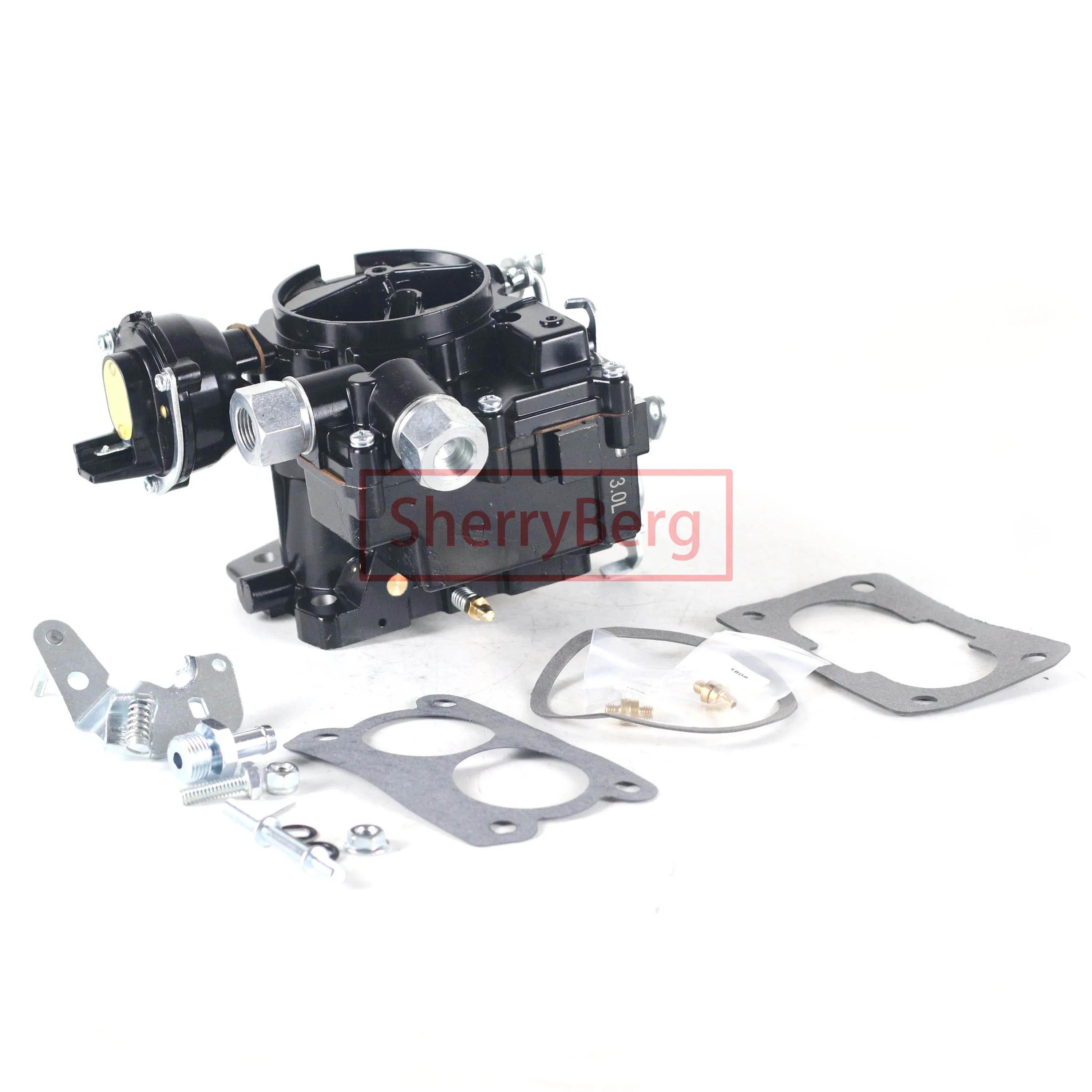 

Карбюратор SherryBerg черный карбюратор морской карбюратор для Rochester Mercruiser 2 Barrel 3.0L 4 CYL с длинным соединением