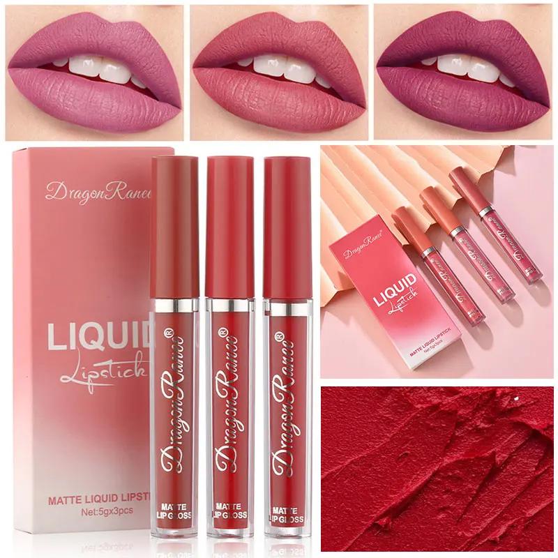 

3 шт./набор, водостойкая Помада для губ