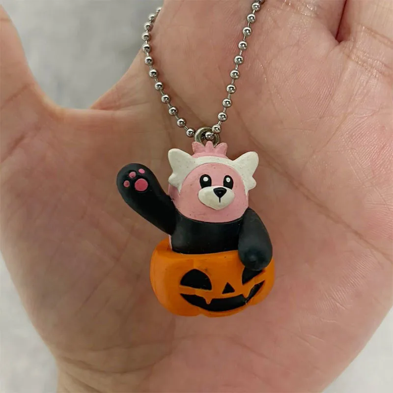 Фото Мультфильм Пика Bewear Gengar Mimikyu Хэллоуин аниме фигурку игрушки брелки подарки для детей TAKARA TOMY коллекция кукол №3