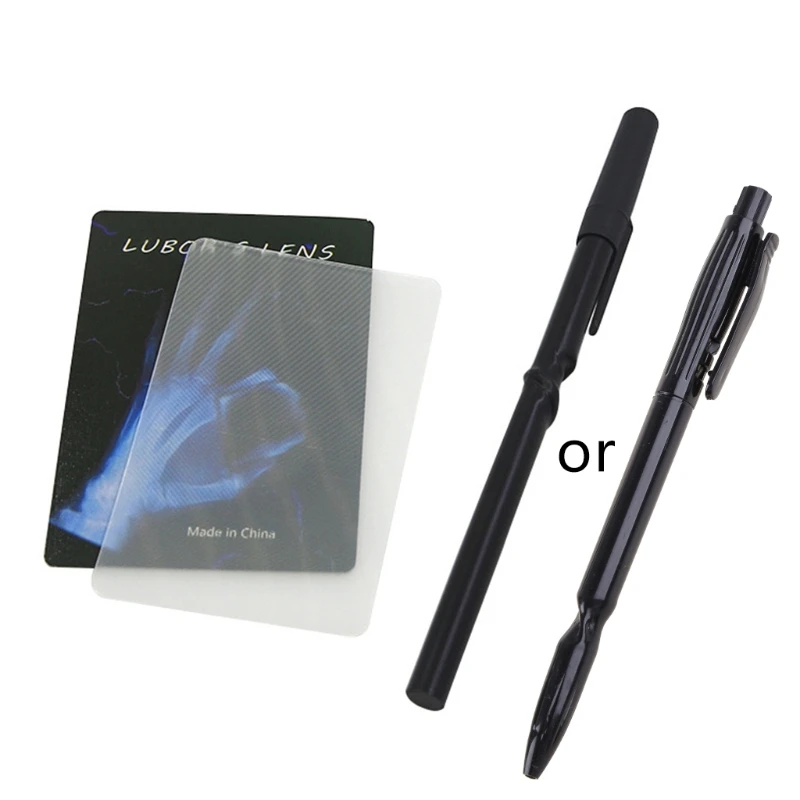 

Visual Card Pen Perspective Distortion Gimmick Street Toy Novelty Magic-Trick for Kids Adult Close-up Trick Easy Operate