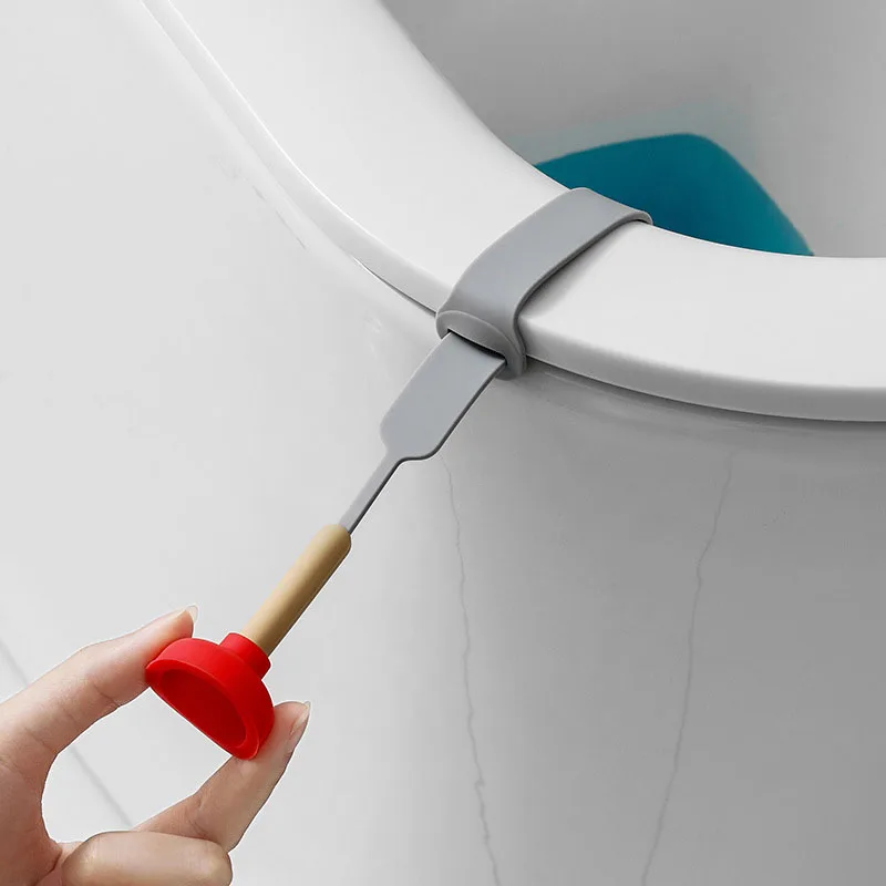 

Toilet Loop Handle Silicone Anti Dirt Seat Handle Toilet Loop Lid Lifting Device Creative Toilet Ring Handle Toilet Opener