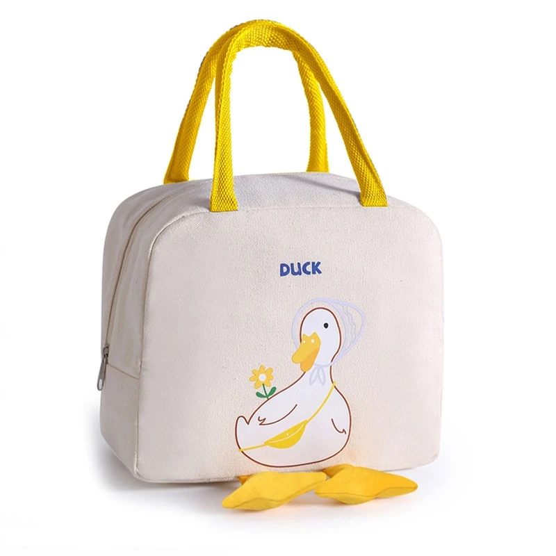 

Cartoon Thermal Insulated Lunch Container Box Storage Bag Cute Picnic Tote Pouch