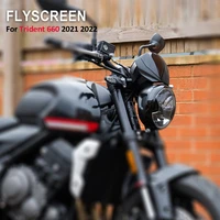 2021 new motorcycle front screen lens windshield fairing windscreen deflector for trident 660 for trident660 flyscreen
