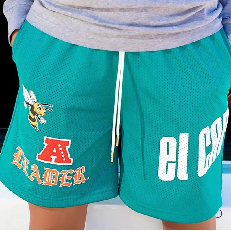 

Basketball Shorts For Men Letter Printed Drawstring Pocket Fitness Sports Running Jogging Training Casual Beach Short Pants Male