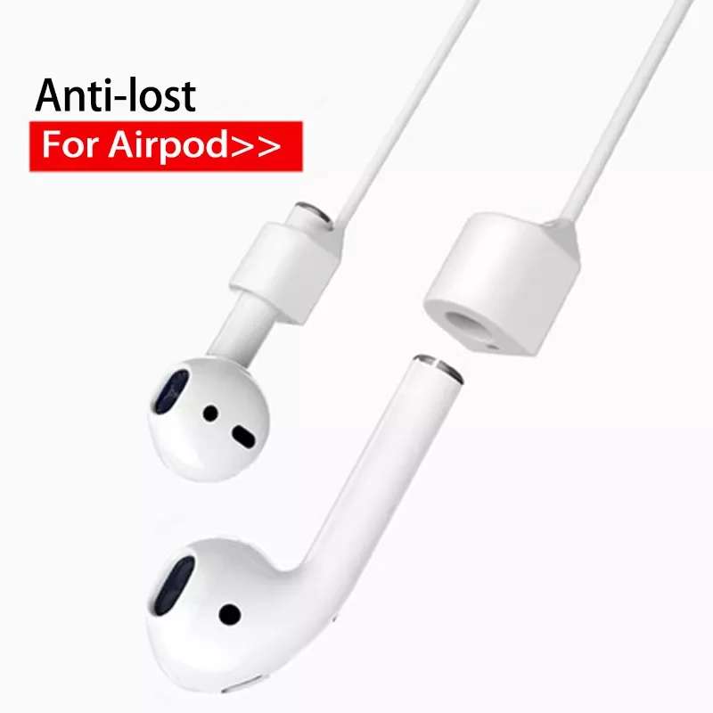 

55CM For AirPods Silicone Anti-lost Neck Strap Wireless Earphone String Rope Headphone Cord Earphone Accessories
