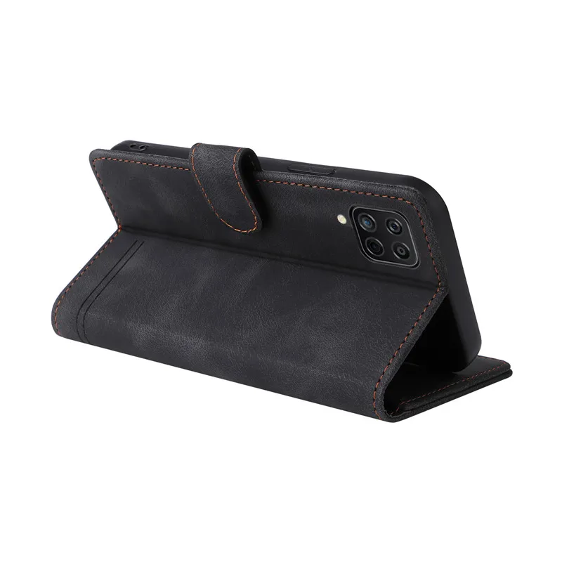 Leather Wallet Bag Phone Case for Samsung Galaxy A12 Etui Luxury Flip Cover For Samsung A12 A 12 SM-A125F A125 A12Cases 2023