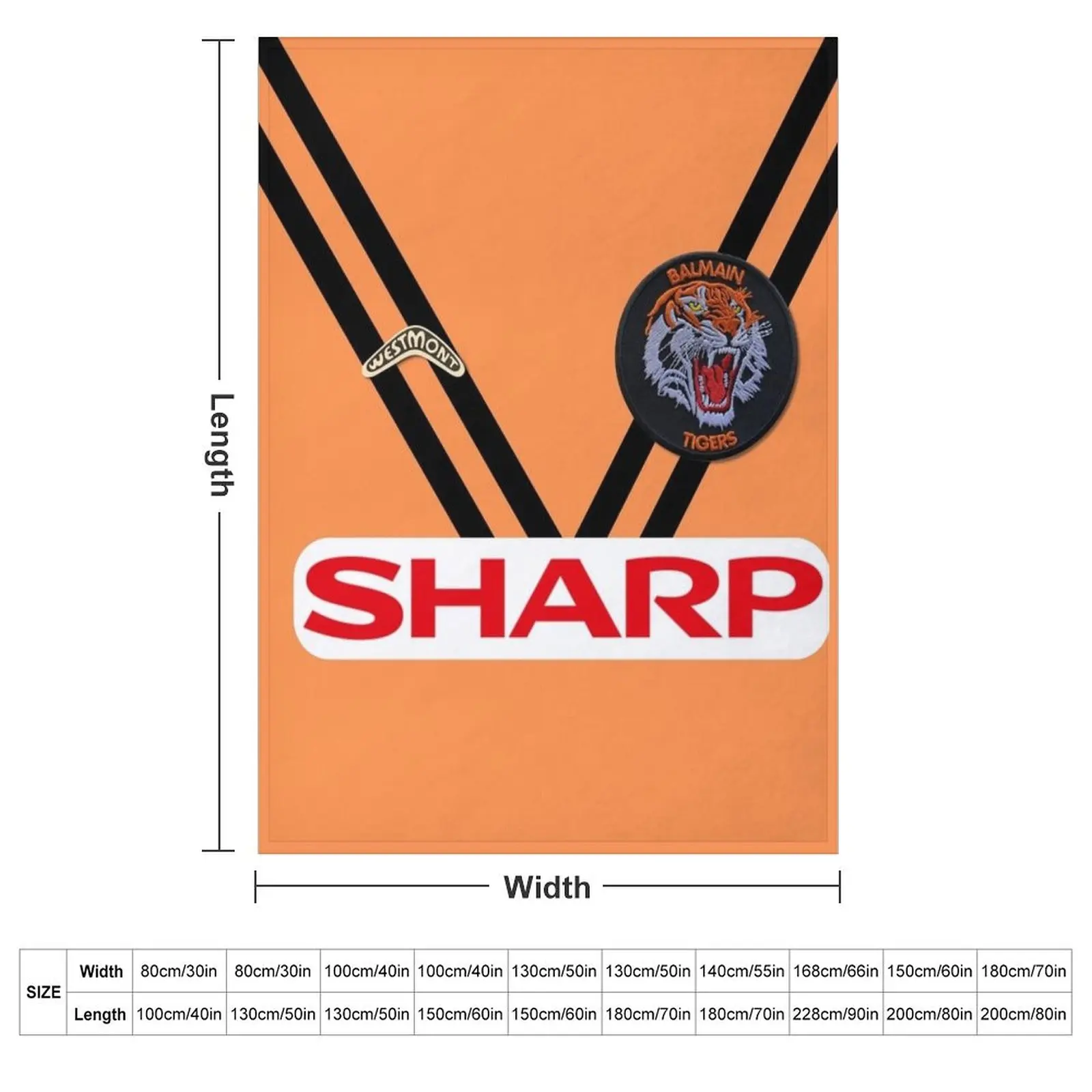 BALMAIN TIGERS 1981 плюшевое одеяло