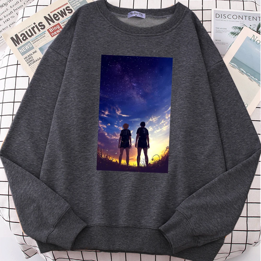 

Свитшот Shoyo Hinata и Tobio Kageyama, Мужская осенняя одежда в стиле хип-хоп, Повседневная Уличная одежда в стиле Харадзюку, флисовый теплый спортивный костюм