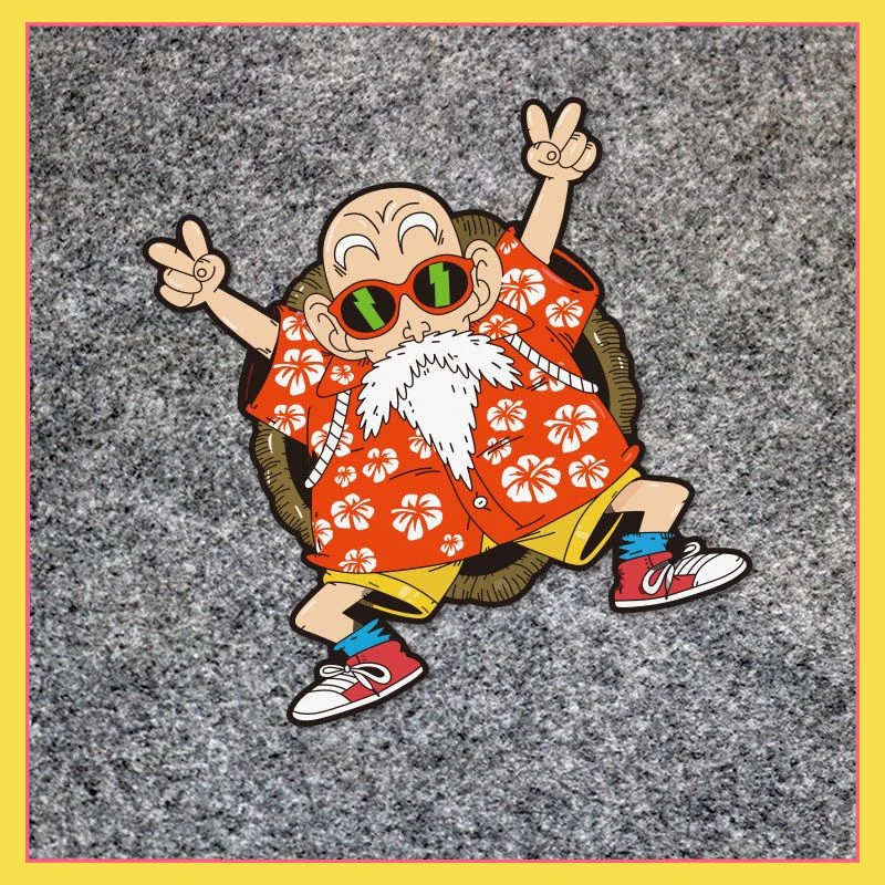 Стикеры в стиле аниме Драконий жемчуг Необычные Мультяшные наклейки для крышки