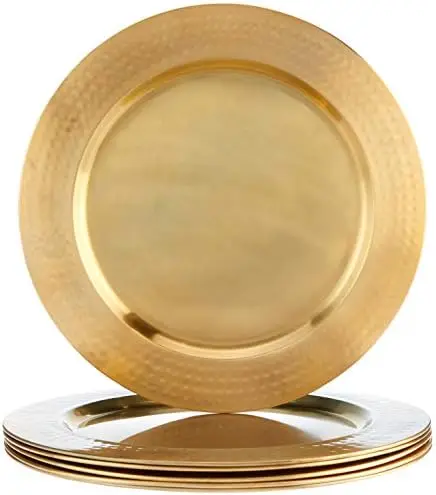 

Charger Plates, 13", Gold