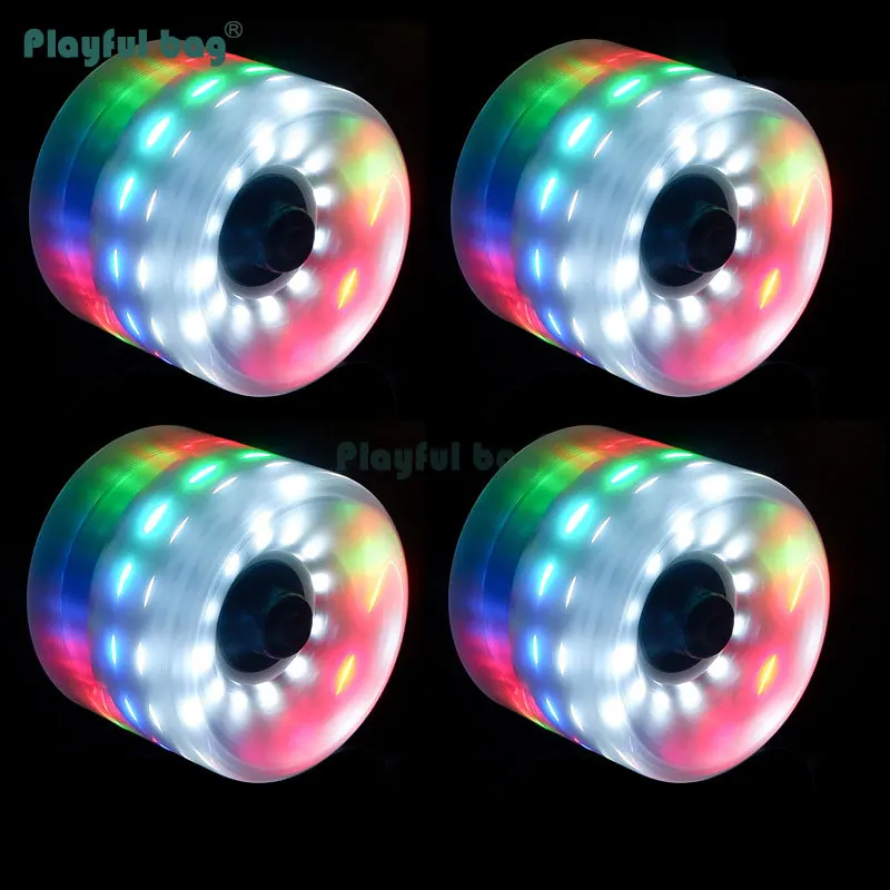 Игривая сумка 4 шт./компл. резиновая накладка на колеса для скейтборда Ollie