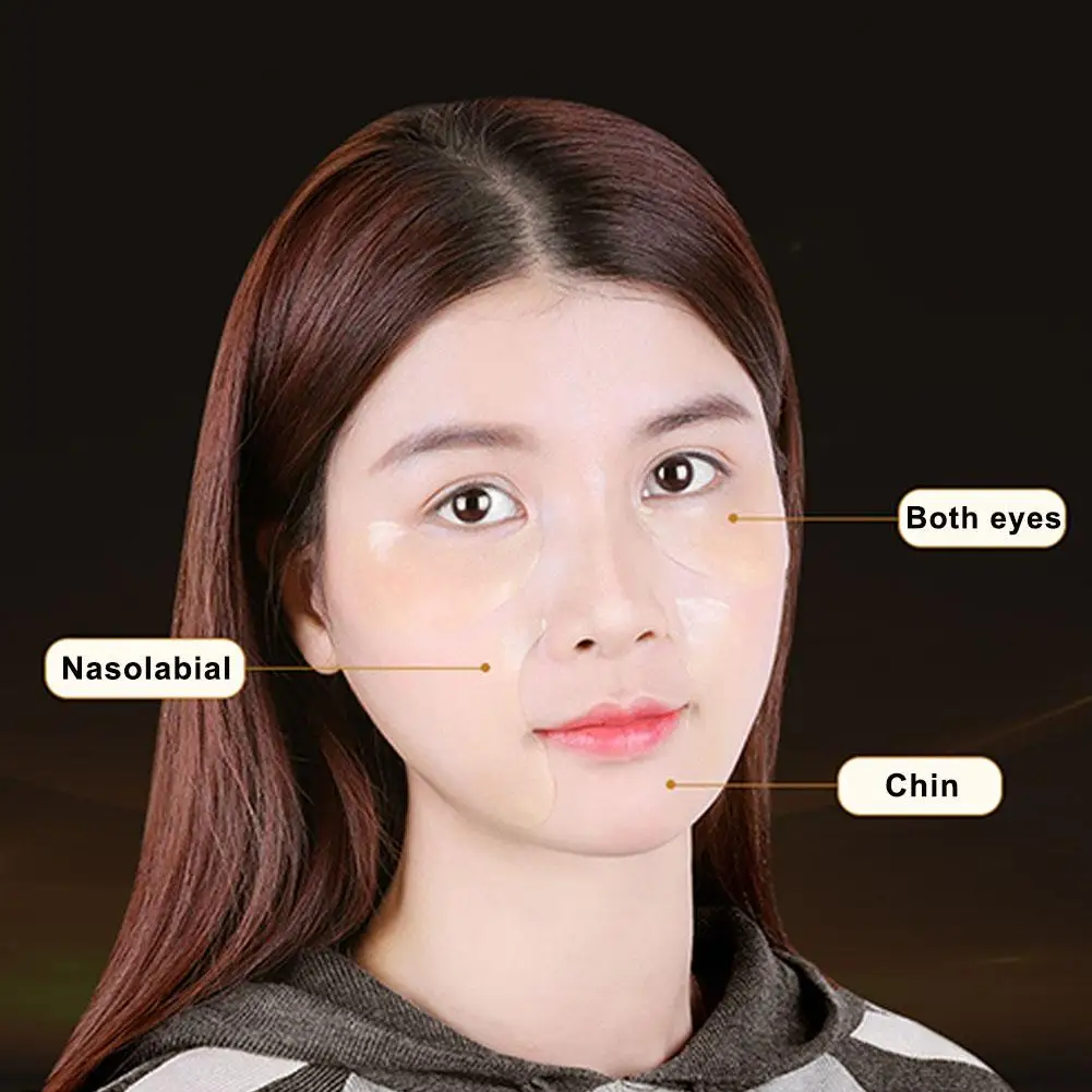 60 патчей Коллагеновые патчи для глаз с 24-каратным золотом увлажняющие круги