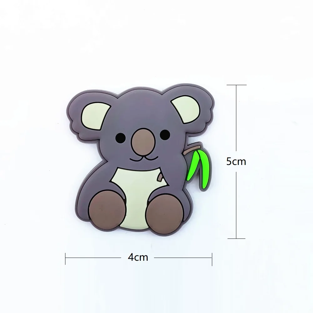 Новые магниты на холодильник из ПВХ для детей игрушки с мультяшными животными