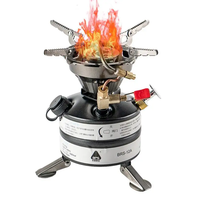 

Portable Camping Stove Outdoor Portable One-Piece Burners Cooker Portable Small Burning Stove For Picnic BBQ Camping Hiking
