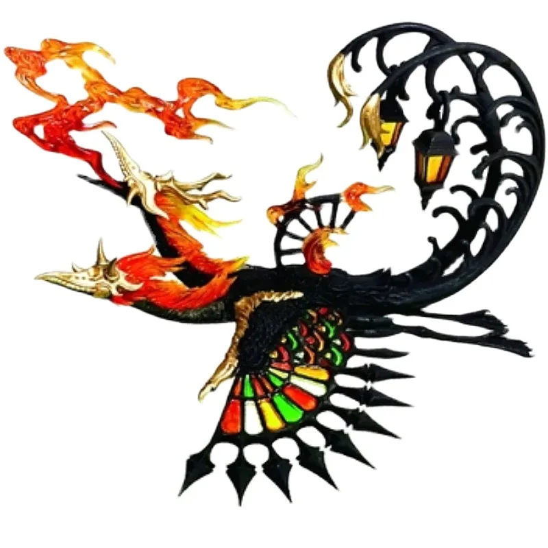 

Japanese Bandai Genuine Gacha Scale Model Fantasy Creature Romantic Bird Windgod Sunlight Charcoal Whitegold Action Figure Toys