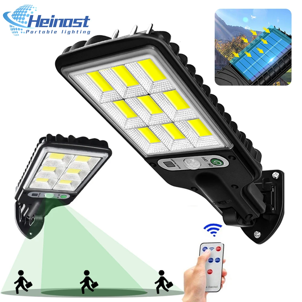 

LED Solar Lights COB Outdoor Lighting 3 Light Modes Solar Lamp Motion Sensor Security Lighting for Garden Patio Waterproof