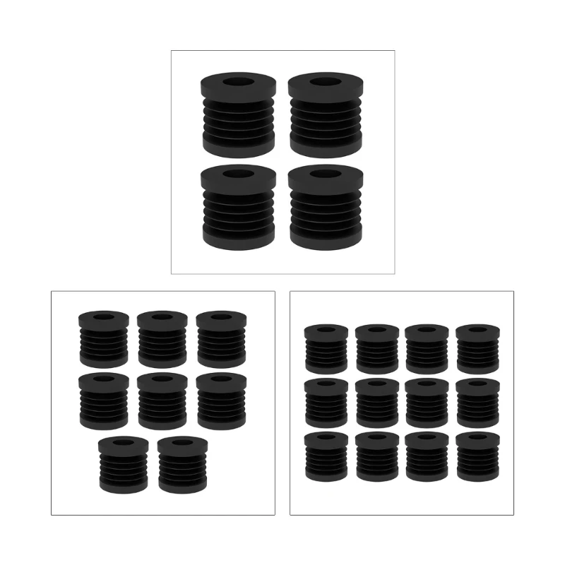 

26mm Rubber Pad for Bambu Lab X1 And P1P 3D Printer Anti Vibration Pad Dropship