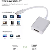 usb 3 1 hd 1080p conversion cable type c to hdmi compatible tv adapter for mobile phone notebook connected tv monitor