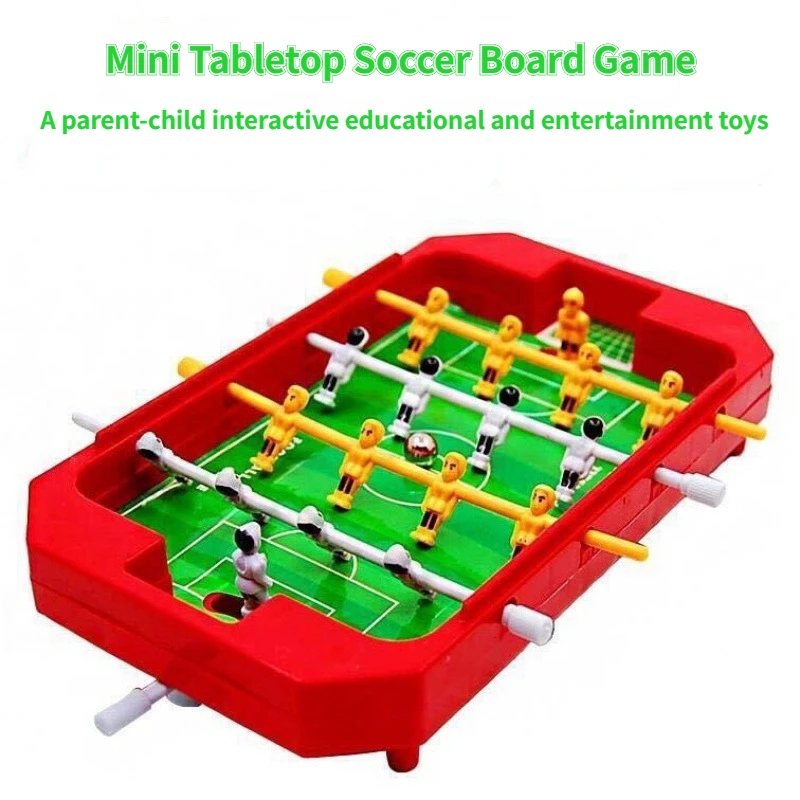 

Football Table Games Table Sports Soccer Tables Party Board Game Mini Foot Ball Desk Double Battle Interactive Toys Kid Gifts