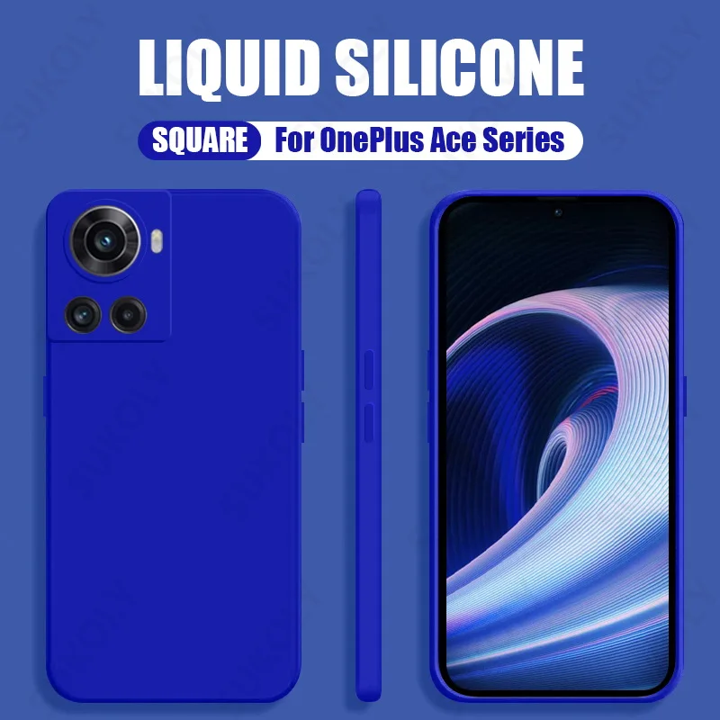 original liquid silicone phone cases for oneplus 8t luxury cover one plus 9r bumper oneplus 10r 9 8 7 7t pro ace case protection free global shipping