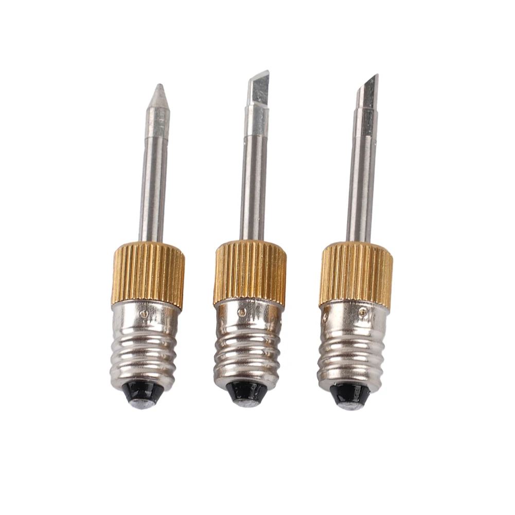 

Power Tools Soldering Iron Tips Spot Wire Wire Tinning Drag Welding Welding Tips 50 Mm/1.97 Inches E10 Interface